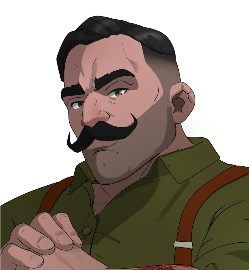 Punch Up character portrait showing Tank / injury specialist with 3 Combat, 4 Vigor, 3 Charisma stats in Dispatch game