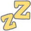 Asleep power icon