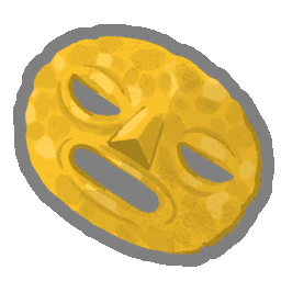 Funerary Mask relic icon